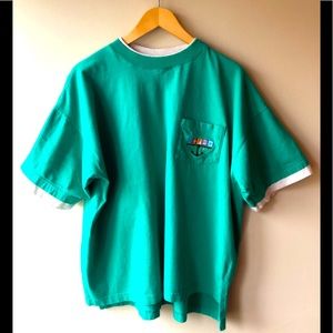 Vintage short sleeve oversized Tee with pocket
